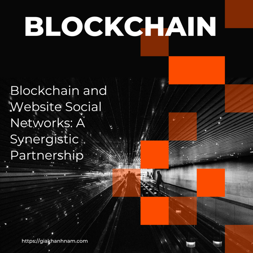 Blockchain and Website Social Networks: A Synergistic Partnership